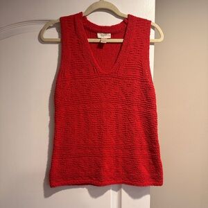 Sweater (red) top size S - Ann Taylor Loft